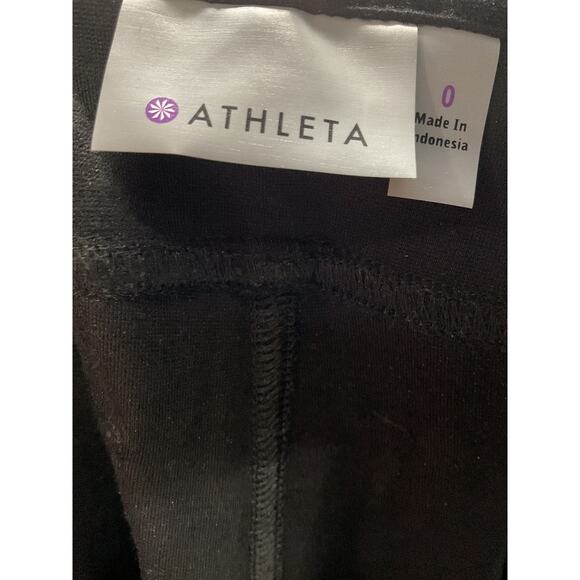 Athleta Black Ankle Pants, Size 0 - Picture 3 of 3